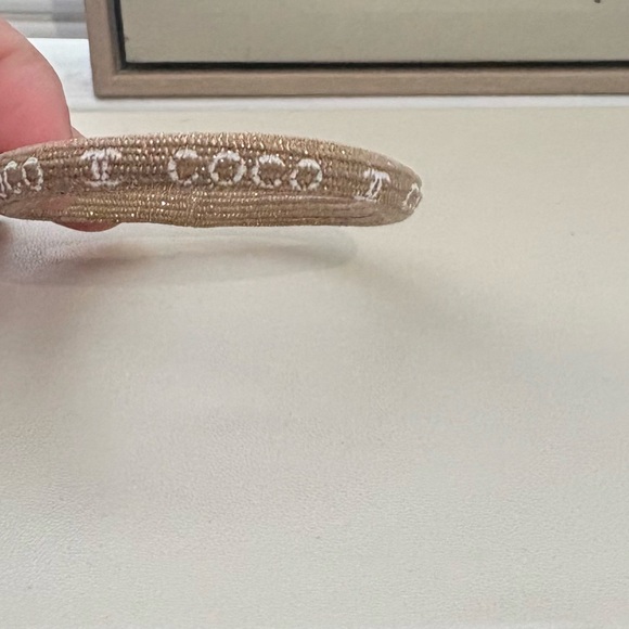 CHANEL Glitter Beige Scrunchie GWP - Picture 4 of 5